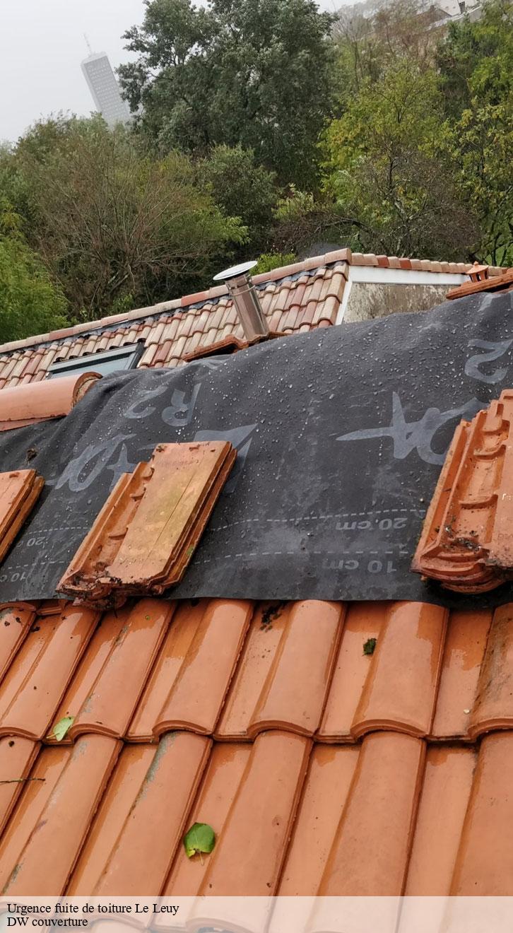 Urgence fuite de toiture